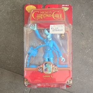Disney Mickey's Christmas Carol Goofy Holiday Decor - Blue and Red